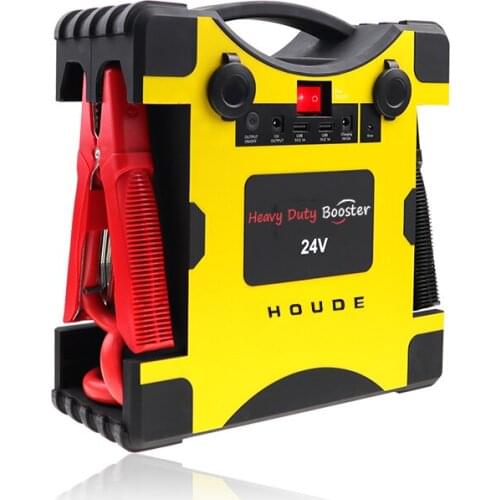 Portable 65000mah jump starter booster battery charger emergency kit for heavy duty truck batteries 24v