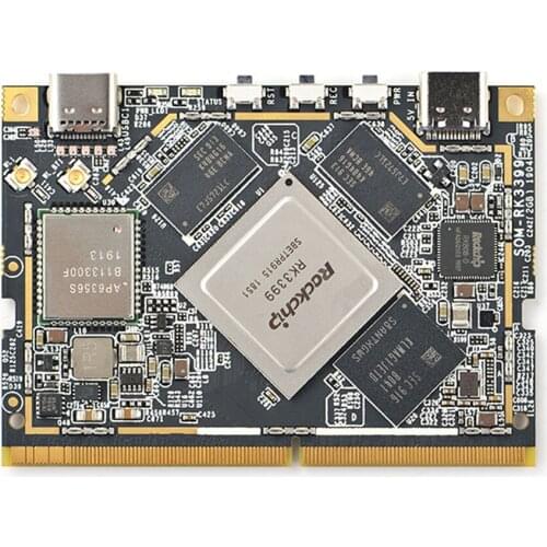 SOM-RK3399 AI Developer kit WiFi BT Support Gbps Ethernet and Dual-screen display Android/Ubuntu/QT/buildroot HDMI IN/OUT