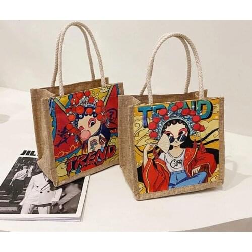 Lunch Bag Multifunctional Canvas Bag Multicolor Waterproof Women Hand Pack Thermal Breakfast Box Portable Picnic Casual Travel