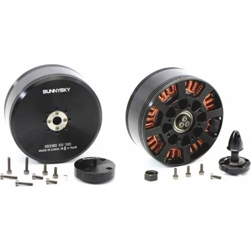 Original Sunnysky X8318S 100KV 120KV Brushless Motor Multi-rotor Motor for Plant Protection Machine RC Drone