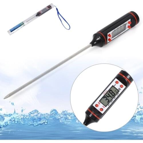 Food Oil Cooking Meat BBQ Probe igital Thermometer Temperature kitchen Y9UA