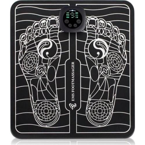 EMS Intelligent Electric Foot Massage Device Pulse Acupuncture USB Foot Massager Relieve Pain Health Care Patch Stimulator