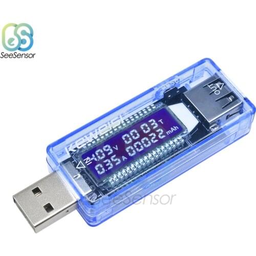 USB Current Voltage Capacity Tester Volt Current Voltage Doctor Charger Capacity Tester Meter Mobile Power Detector Battery Test