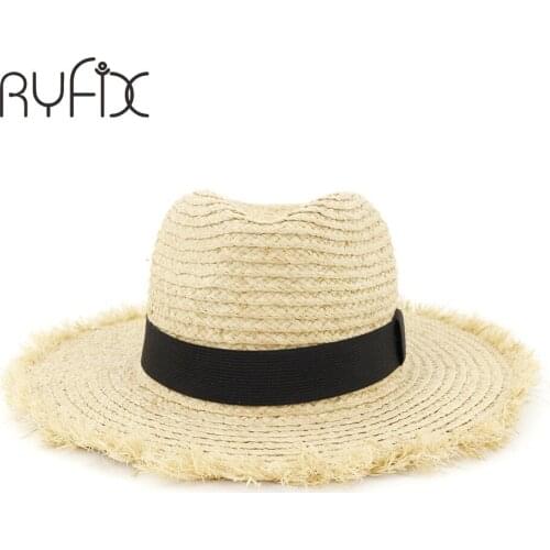 Spring and summer fashion Korean sun hat hand-crocheted wide edge personalized HA80