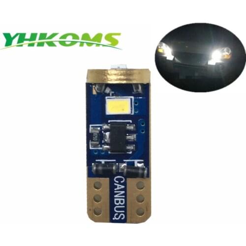 YHKOMS T10 W5W LED Wedge Bulb 194 168 Car LED Light Lamp Auto Dome Reading Light Canbus 12V 24V Car Side Maker Lamp 6500K