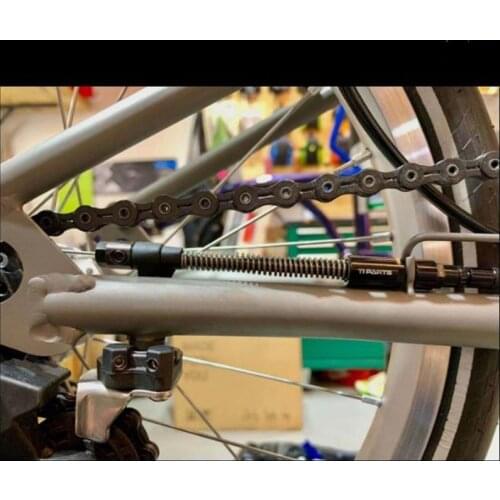 Folding bicycle rear transmission parts TI spring lock screw 3/4 speed shift lever finger for brompton bike 3/4 speed upgrade