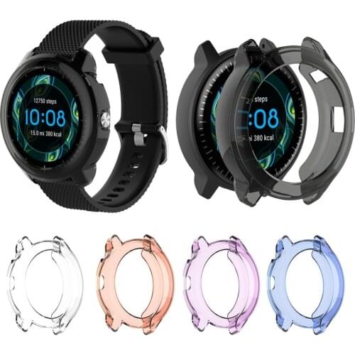 Protective Case For Garmin Vivoactive 3 Music Smart Watch Slim Soft TPU Full Protection Screen Transparent Case For Vivoactive 3