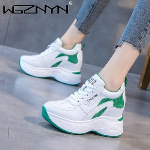 NEW Woman Sneakers Breathable Wedges Platform lady Shoes Women Casual Height Increasing Shoes zapato tenis de seguridad mujer
