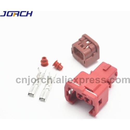 5sets 2pin automotive electric housing plug plastic waterproof wiring cable Kum connector PB187-02326