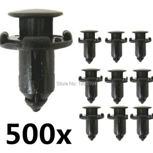 500 / Per Nylon Screw Rivet Push type Panel Trim Clips For Toyota Corolla Camry Solara Celica Celsior Century & Corolla Fielder