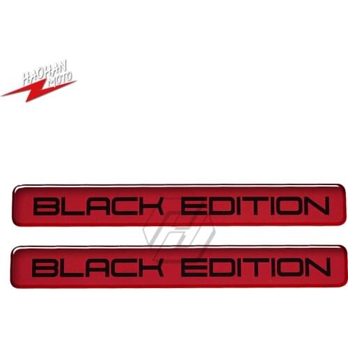 3D Car Sticker Black Edition Decal Case for BMW Audi Honda Opel Lada Toyota for Triumph Ducati Yamaha Suzuki Motorbike