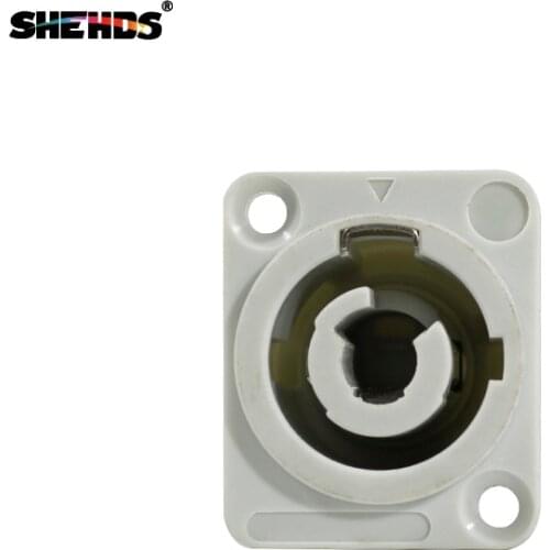 Fast Shipping Stage Lighting Fitting Products Plastic PowerCon Plug In White For DMX512 Stage Effect DJ Wedding Party