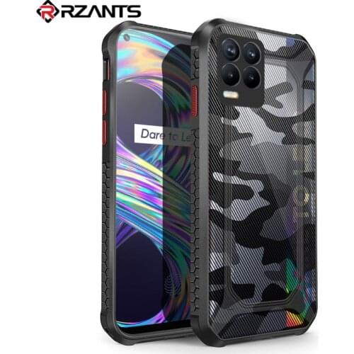 Rzants For OPPO Realme 8 OPPO Realme 8 Pro 4G Case Unicorn Camouflage Small Camera Hole Hard Back Cover Phone Shell