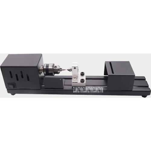 Household Small Drilling Grinding Lathe Beading Machine Mini Woodworking Bench Turning Lathe DIY Carpentry Tool 110V-220V
