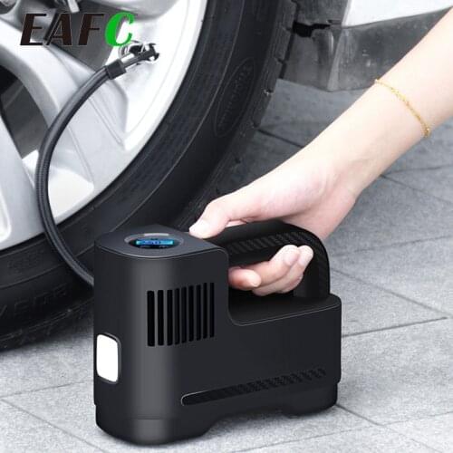 Car Electrical Air Pump 12V 120W Portable Smart Wireless Tire Inflatable Pump Inflator Air Compressor Pump for Auto Motorcycle
