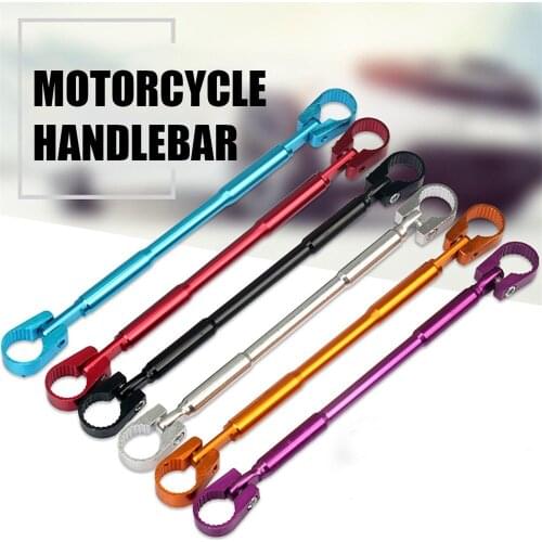 `Franchise Auto Accessories new Motorcycle Handlebar 7/8 Black Bars for Bobber Cruiser Cafe Racer Bike guidon moto