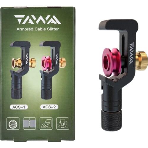 TAWAA ACS-1/2 Armored Wire Stripper 8-28.6mm&4-10mm Optical Cable Slitter Fiber Optic Stripping Tool Slitter Sheath Cutter