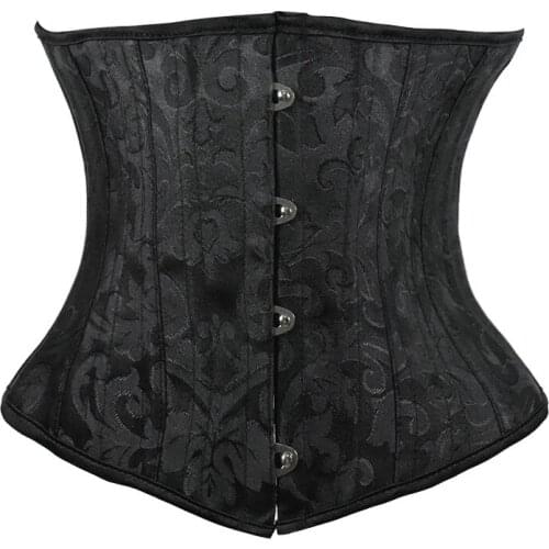 Waist Trainer Gothic Underbust Corset And Waist Cincher Steampunk Bustiers Top Workout Shape Body Sexy Lingerie Slimming Belt