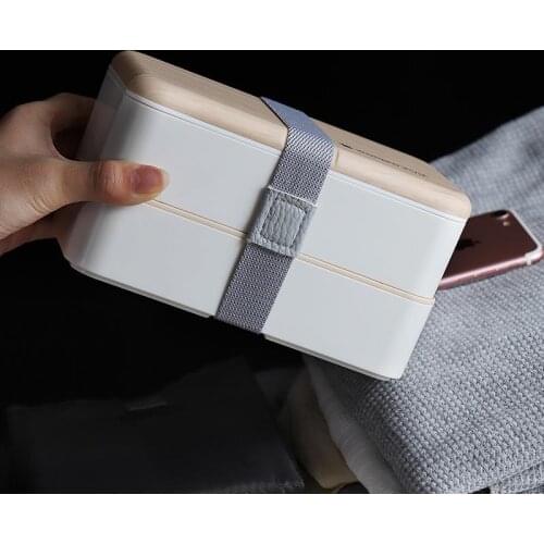 Japanese-style Lunch Box eco Friendly Food Container Microwave Heated Lunch Box for Kids Health Bento Boxes Leakproof Lunchboxs
