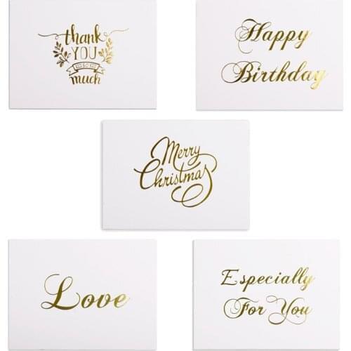 Mini thank you Cards Valentines Day Gift Postcard with Envelope Stickers Wedding Invitation Greeting Cards Anniversary for Her