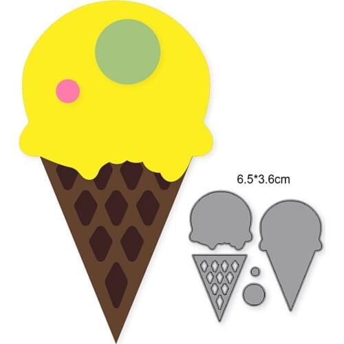 Ice cream Metal Cutting Dies Scrapbooking Stencil for kids Embossing Craft Cutting Dies