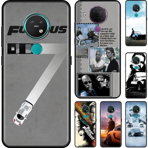 Hot Paul Walker Fast & Furious Cell Phone Case for Nokia 5.4 7.2 3.4 5.3 2.3 3.2 8.3 5G 2.4 2.2 4.2 1.3 1.4 C20 G20 X20 Cover