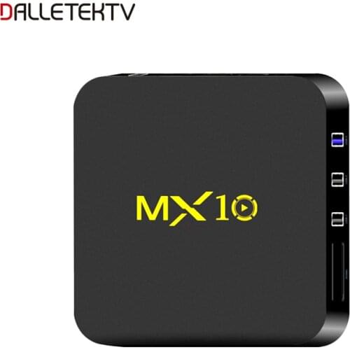 MX10 Android 9.0 TV Box RK3328 Quad Core 4GB 64GB 2.4Ghz WIFI 100M 4K Smart TV BOX USB 3.0 H.265 Smart Set Top Box