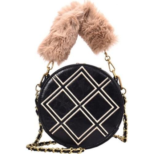 YKFMYFOURL Women's Fur Bags