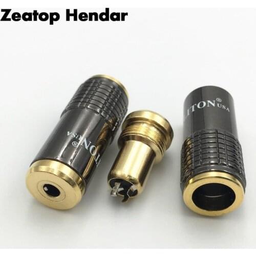 1Pcs 3.5mm 3 / 4 Pole Female Stereo Plug 3.5 Solder Audio Jack for DIY Headphone Earphone Adapter Diameter 8mm Connector