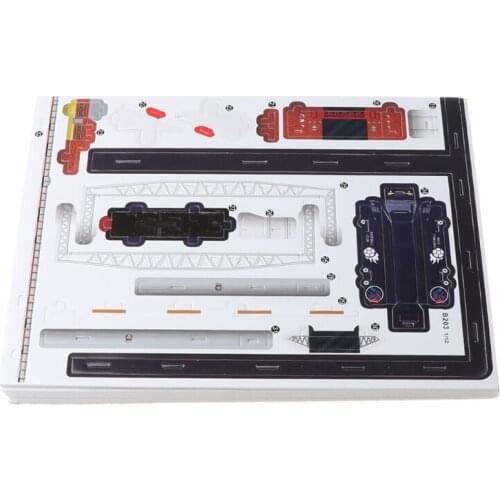 DIY 3D Puzzle Jigsaw World Football Stadium Soccer Playground Assembled Building Model Toys for Children