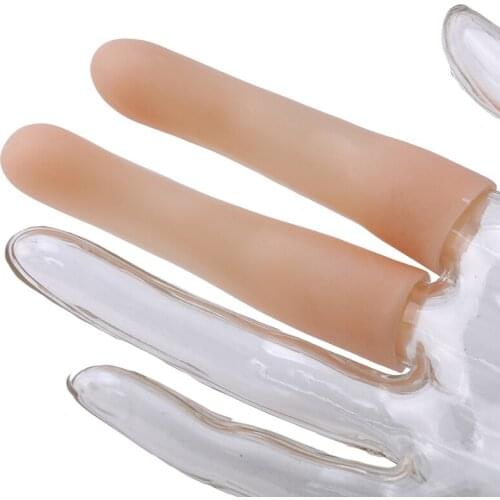 4PCS/Set New Fashion Finger Protector Sleeve Soft Silicone Gel Toe Finger Protector Sleeve Skin Cracked Separator Foot Care Toe
