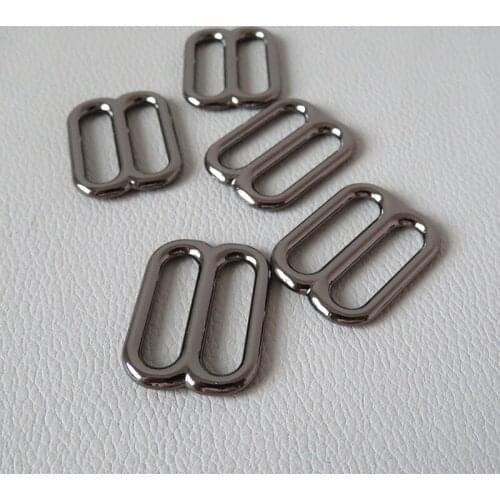 50Pcs/lot Metal Adjuster Hardware Bag Straps Adjustable Buckle Backpack Pet Dog Collar Hooks Clasp DIY Sewing Accessories
