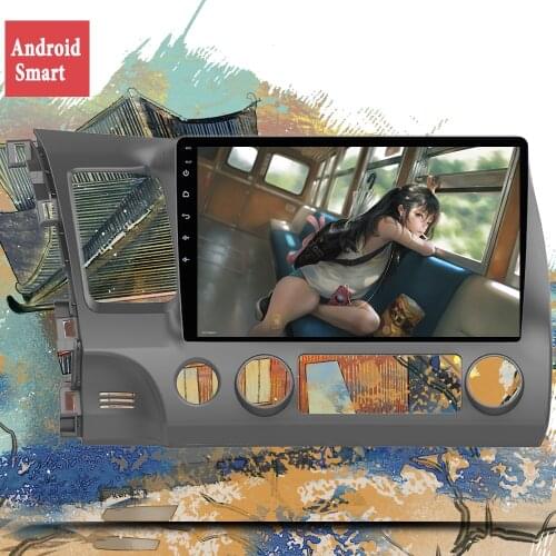 10.1" 2Din Android 10 Car Radio Multimedia Player For Honda Civic 2006-2011 Navigation GPS dvd Player Head Unit Tape Recorder