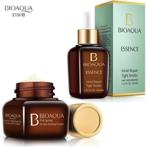 BIOAQUA Hyaluronic Acid Face Repair Essence + Eye Cream Firming Whitening Moisturizing Anti Wrinkle Anti Aging Skin care