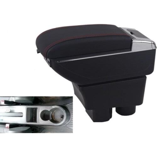 For Rapid armrest box central Store content Storage Rapid school armrests box with cup holder ashtray USB interface