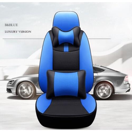 Custom cowhide car seat cover 7 seats leather for auto Hyundai Veracruz New Santa Fe Grand Santa fe car accessories car styling