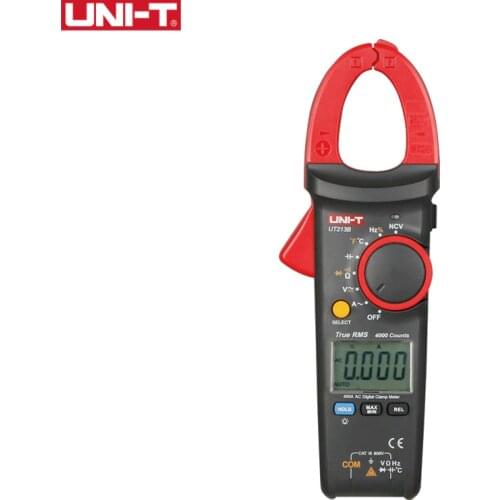 UNI-T UT213B 400A Digital Clamp Meters Voltage Resistance Capacitance Multimeter Temperature Auto Range multimetro Diode trueRMS