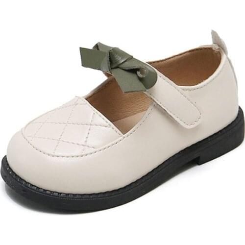 CUZULLAA Kids Patchwork Butterfly-Knot Casual Shoes Girls Fashion Sneakers For Baby Children Hook & Loop Flats Size 21-30