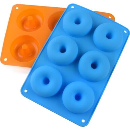 Soap Moulds 6-cavity Round Circle Shaped DIY Handmade Silicone Molds for Soap Making Cake Pudding Candle Mold Supplies Tool