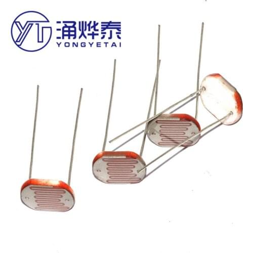 7mm Photosensitive Resistor Photoelectric Switching Element Photoelectric Detection Element