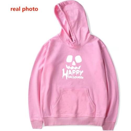 Graphic Halloween Pumpkin Fashion Graphic Pullover Hoodies Full Long Sleeve Top Shirt Cotton Crew Neck Women Casual Sweatshirt