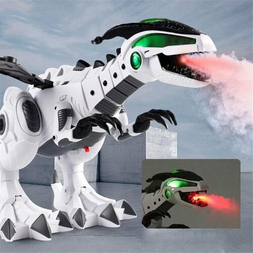 Dinosaur Toys For Kids Toys White Spray Electric Dinosaur Mechanical Pterosaurs Dinosaur Toy for Children With 3pcs Small Model