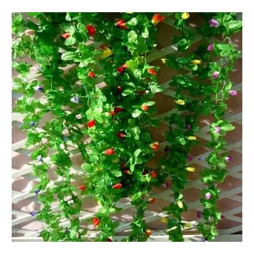 Artificial Flowers Double faced small flower vine 2 meters long artificial flower silk flower