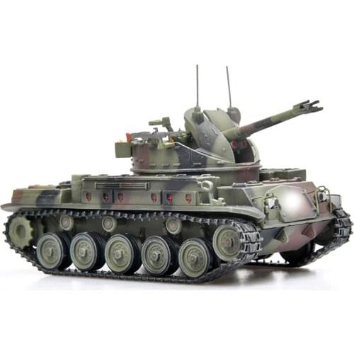 Fine Military Tank Model 1/72 U.S. Marine Corps M42 Anti-aircraft Gun Camouflage Anti-aircraft Gun Display Collection Gift Toys