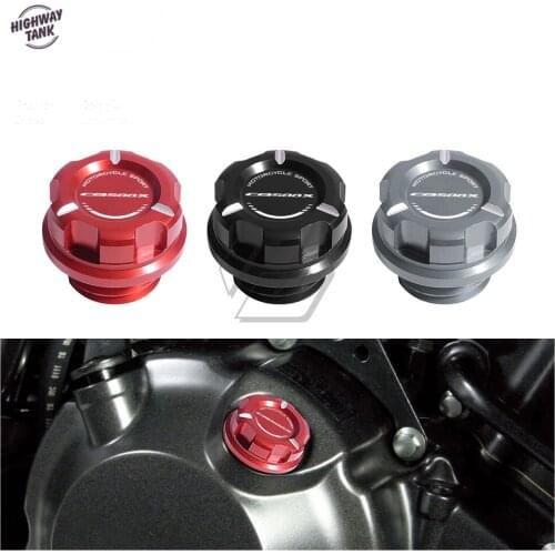 Motorcycle Engine Oil Cap Bolt Screw Filler Cover Case for Honda CB500X 2013-2021
