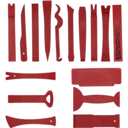 Hand Tool Removal Tool Kit Car Panel Tool 16pcs Disassembly Tool Set Car Door Panel Removal Tool Audio Disassembly Tool Kit