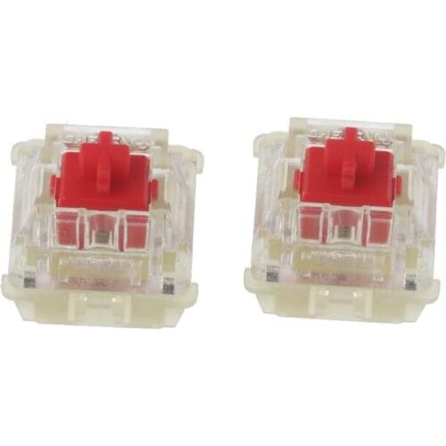 2Pcs Original SMD RGB Cherry MX Switches 3pin Feet Red Switch Mechanical Keyboard Clear Switch
