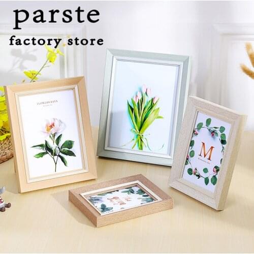 A4 Wooden Frame Black White Color Photo Frames for Wall Art A6 Picture Frames Photo Frames for Picture Walnut A5 Wood Frames