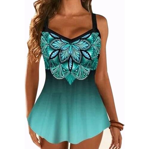 Plus Size Swimdress 2021 Women Large Size Swimsuit With Skirt Bathing Suit Push Up Big Size Swimming Dress Bath Suit Beach Wear