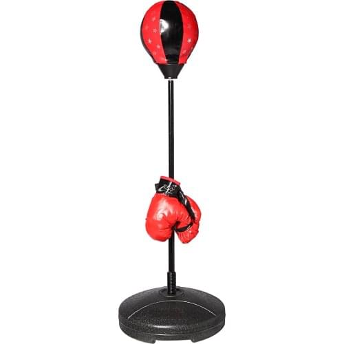 S Size Adjustable Standing Punching Bag Boxing Gloves Ball Adults Children Punching Sport Sand Bag Boxing Fitness Supplies